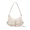 Bolso de axila estilo workwear coreano para mujer, verano 2026, dulce y fresco, multibolsillos, versátil, ligero, de hombro y cruzado