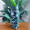 Botella de Agua Deportiva de Gran Capacidad Dibujos Animados Taza Térmica de Acero Inoxidable 304 Aislada al Vacío Taza de Agua para Exteriores Botella Espacial Portátil para Montar en Coche