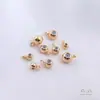 Ouro 14K Preenchido Conserva Cor Rolha de Silicone Corrente de Contas Ajustável Pulseira com Contas de Posicionamento Contas Espaçadoras de Ábaco Acessórios de Joias DIY