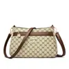 Bolsa de Ombro Único Estampada de Grande Capacidade para Mãe de Meia-Idade Feminina de Alta Qualidade Leve Casual Versátil Bolsa Transversal Bolsa de Axila