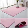 Directo de fábrica alfombra de coralina para sala de estar felpa alfombrilla de suelo entrega por lotes simple color sólido tatami alfombrilla para mirador alfombrilla para pies