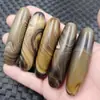 Cuentas Dzi Marrones Jade Cuentas Sueltas Envueltas en Seda Ágata Soporte Passepartout Pulsera Collar Accesorios de Joyería Cuentas Hechas a Mano