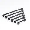 Huella Digital Aleación de Aluminio Herrajes para Muebles Manija de Armario Minimalista Moderno Manija de Herraje para Muebles Negros 602