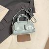 Bolso de Mujer Textil Estilo Coreano Elegante Bolso de Mano Boston Nuevo Bolso de Hombro Moderno Combinable Simple Trendy Bolso Cruzado