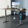 Soporte para torre de computadora de escritorio sin taladro debajo del escritorio, estante de suspensión para torre, soporte de soporte para torre, colgador flotante para torre de computadora
