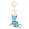 Pingente Criativo e Fashion de Chaveiro de Carro Novo, Gato da Sorte Sentado Pingente de Chaveiro Acessório para Bolsa Atacado