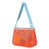 Nova bolsa de praia, bolsa de acabamento de brinquedos infantis, bolsa de praia, bolsa de malha oca, bolsa de armazenamento de grande capacidade, bolsa de malha de concha
