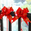Grande Caractere Vermelho 'Xi' Fita Colorida Decoração de Carro de Casamento Laço para Maçaneta de Porta de Casamento Gravata Laço Fita de Vale-Presente 100 peças