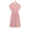 Estilo Europeo y Americano Amazon Aliexpress Tendencia de Moda Popular Versátil Vestido Midi Casual Plisado de 3 Colores