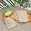 Bolsa para Jabón Rota Algodón y Lino Natural Red de Espuma para Almacenamiento Red de Espuma para Limpieza Facial Jabón Doméstico Jabón Jabón Bolsa de Espuma para Jabón