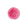 Forma de bolo DIY padrão de flor rosa pequena forma de silicone para virar açúcar forma de silicone líquido