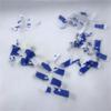 Marcas de Tejido de Ropa Personalizada Marca Registrada Serie Zorro Azul LOGO Marcas de Lavado Marcas de Punto Marcas de Agua de Lavado Etiquetas de Tela Etiquetas Etiquetas de Tela