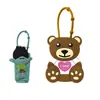 Cubierta de silicona personalizada para botella de desinfectante de manos, cubierta portátil de silicona para botella de perfume, varias cubiertas protectoras de silicona PVC para botellas