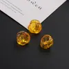 Cristal Imitação de Alta Transparência Rosa com Furo Reto Contas Acrílicas Corrente para Celular Feita à Mão DIY Materiais e Acessórios para Joias com Contas