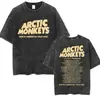 Camiseta Gráfica Retro Rock Arctic Monkeys Álbum de Música para Hombre