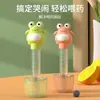 Dispositivo de Alimentación de Medicamentos: Alimentador de Bebé con Forma de Rana para Beber y Medicación para Bebés y Niños Pequeños, Alimentador Líquido Antiahogo, Tipo Chupón con Taza Medidora y Tipo Gotero