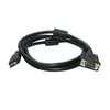 Cable de conexión HDMI a VGA línea de computadora a monitor línea VGA conexión HDMI a VGA sin red doble anillo 1.5 metros