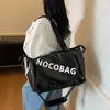 Bolsa para Raquete de Badminton Feminina Nova para Academia Bolsa para Viagem de Curta Distância Grande Capacidade Portátil Ombro Transversal Bolsa Esportiva