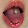 Garras de Dragão Língua Unha Quatro Cores Doce e Cool Estiloso Europeu e Americano Luxo Acessível Mais Vendido Joias Piercing Ins Atacado Transfronteiriço Yiwu