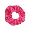 Diadema de Scrunchie de Color Sólido Brillante Satinado para Recoger la Cola de Caballo, Anillo para el Cabello con Forma de Intestino de Cerdo, Set