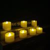 Fabricante Velas Eletrônicas Cr2450 com Controle Remoto de 10 Teclas Temporizador Velas de Chá Velas de LED de Natal para Uso Doméstico