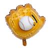 Balões de Baseball Redondos de 18 Polegadas Tema Esportivo Balão Formato de Futebol Balão de Filme de Alumínio Decorativo Venda por Atacado