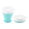 Copo de Água Dobrável de Silicone Portátil Dobrável Telescópico Resistente a Altas Temperaturas Copo de Água Dobrável de Viagem Suprimentos para Acampamento ao Ar Livre Viagem