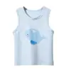 Chaleco Camiseta Infantil Niños Verano Algodón Puro Nuevo Tejido Fino Capa Base Ropa Exterior Estilo Coreano Top Bebé