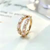 Aretes de anillo brillantes de doble capa con corte marquise de aleación de titanio F136 en dorado, Aretes para piercing labial de titanio G23 con rosca interna y circonita
