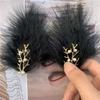 Accesorios para el cabello con plumas de súper hada blancas, horquillas para el cabello de celebridades de Internet, tocados para fotografías de bodas, tocados para fotografías de viajes, hermosas horquillas para el cabello