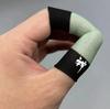 Novo conjunto de dedos de jogo de 24 pinos de deuses ultrafino de fibra de prata carmesim profissional E-sports conjunto de dedos galinha andando artefato