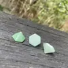 Ágata de cristal pedra semipreciosa pirâmide hexagonal transfronteiriça novo contas soltas diy material de broca de embutir atacado