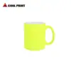 Taza de transferencia de calor al por mayor taza blanca taza con recubrimiento taza de imagen taza de impresión DIY taza fluorescente al por mayor taza de color