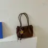 Bolsa de mano casual de gran capacidad estilo coreano, nuevo modelo verano 2026, bolsa para estudiante y para ir al trabajo, de hombro y para llevar debajo del brazo