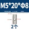 Pasador Cilíndrico de Acero Inoxidable 304 con Agujero Horizontal Conexión Pre-empotrada Tuerca Martillo Palabra Tuerca Martillo Recta Tornillo M4M5M6