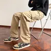 2026 Pantalones Cargo para Hombre Nueva Temporada Primavera/Verano Estilo Coreano Pantalones Deportivos de Moda Casual Rectos Ajustados