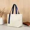 Bolsas de Lienzo Personalizadas con Correas de Cinta, Bolsas de Tote de Lienzo Lisas, Bolsas de Lienzo para Publicidad, Bolsas de Compras, Bolsas de Regalo