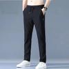Pantalones de Hombre Romon Otoño e Invierno Pantalones Casuales Elásticos de Hombre Pantalones Rectos Holgados de Invierno Nuevo Llegada Forrados de Felpa Pantalones de Hombre