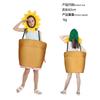 Fantasia Cosplay Divertida de Pintura Famosa Transfronteiriça para Adultos, Traje Criativo de Performance para Halloween da Mona Lisa, Roupa para Eventos de Campus