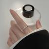 Anillo de Línea de Nudo Femenino Nicho Sentido de Alto Nivel Personalidad Simple Estilo ins Anillo de Nudo Pequeño Anillo Abierto