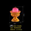 Lámpara de Velas de Cerámica Dorada Babao Bajixiang Flor de Loto Flor de Loto Estilo Yuanbao Velas para el Hogar Asiento Alto Fábrica Envío Gratis