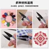 Venta al por mayor del fabricante Tijeras de resorte en U para hilo Zhang Xiaoquan, Tijeras hechas a mano para punto de cruz DIY, Tijeras de costura para cortar hilo del hogar