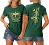 Amazon ebay moda personalidade basgiath guerra colegb mulheres gola redonda manga curta t-shirt