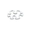 Venta al por mayor de fábrica transfronteriza 30x 18mm rompecabezas hueco irregular aleación de zinc pintura accesorios de colgante