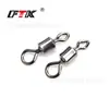 Conector giratorio de diamante redondo FTK, anillo de ocho americano de alta velocidad, accesorios para equipo de pesca, explosiones de AliExpress Amazon