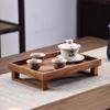Mesa de Bolha Seca de Madeira Maciça Teca Bandeja de Chá Pequena Casa Criativa Xícara de Chá Chinesa Bandeja de Chá Sala de Chá Conjunto de Chá Mesa de Chá Madeira Maciça