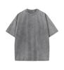Camiseta Pesada Transfronteriza 270g Estilo Americano Lavada Vintage, Top de Algodón Puro Hilo Doble 32, Camiseta de Manga Corta para Hombre de Marca Moderna Holgada