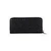 Carteira Grande Porta-Cartões Longa com Zíper Europeia e Americana Feminina Carteira de Armazenamento Portátil Clutch Simples em PU Embossado