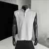 Chaleco Gris Claro de Estilo Americano con Cuello Henley para Hombre, Camiseta sin Mangas de Verano Estilo Americano, Camiseta sin Mangas Resistente de Moda