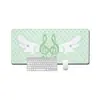 En stock punto gris ala nota musical tamaño grande alfombrilla de ratón engrosada antideslizante para juegos oficina teclado escritorio alfombrilla